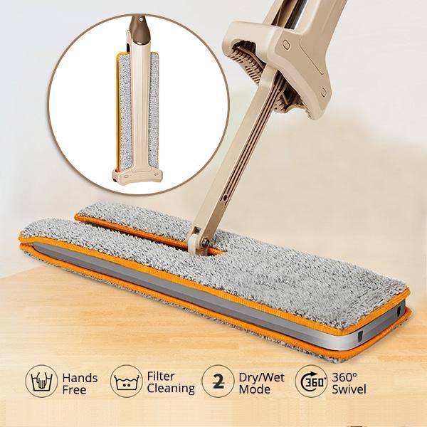 Gadgets d'Eve cuisine VADRO™_ : La vadrouille pivotante à double face et auto-essoreuse